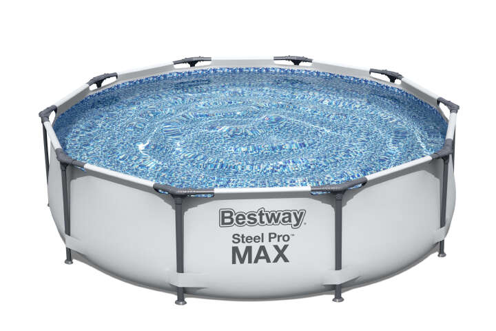 Bestway Steel Pro MAX™ Frame Pool Set mit Filterpumpe rund 305 x 76 cm